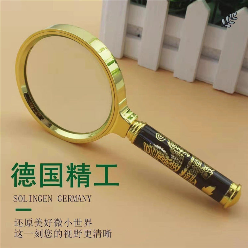 100X HD Explosion-Proof Handheld Magnifying Glass for Elderly