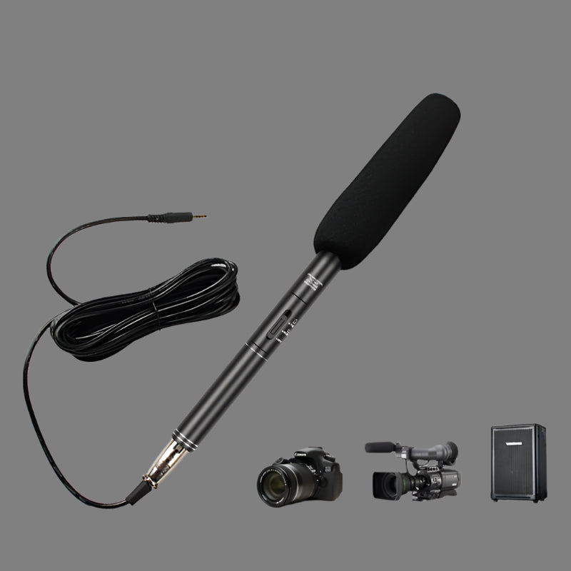 Outdoor Interview Mic – Professional Live Cable Mic for Mobile & SLR