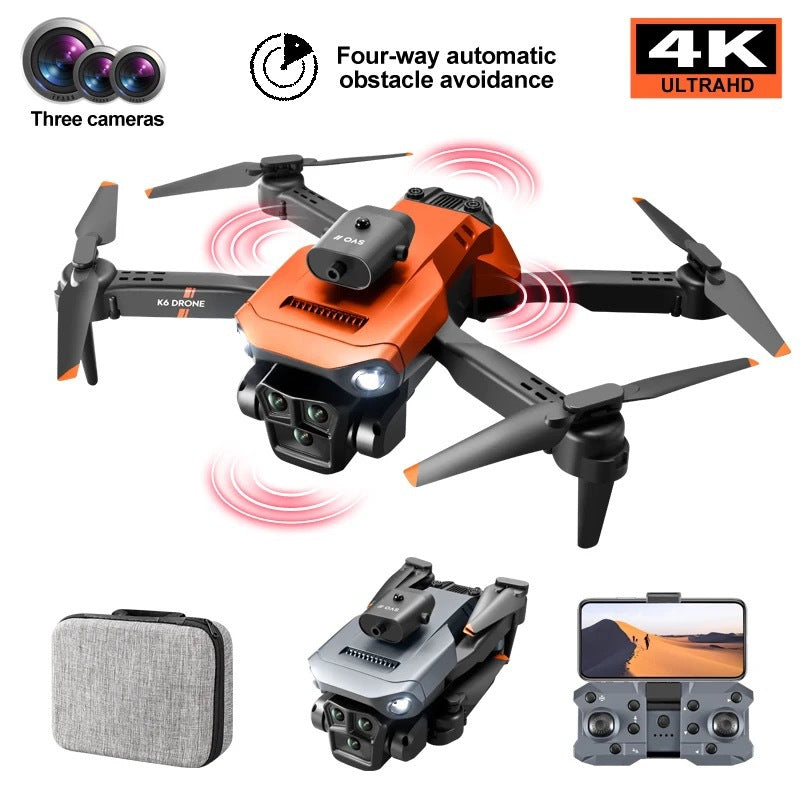 Triple Camera Quadcopter Drone with Vertical Photography System