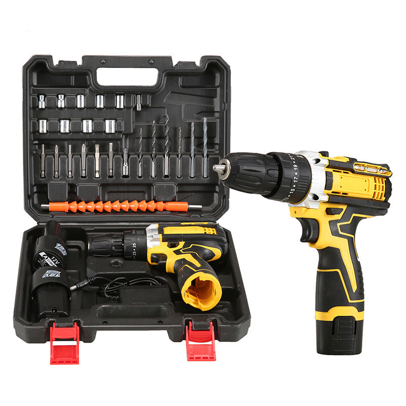 Rechargeable Lithium Electric Drill & Screwdriver Set