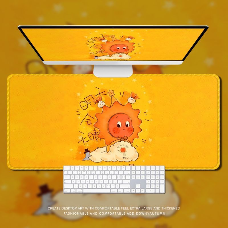Cartoon Star Man Oversized Office Mouse Pad