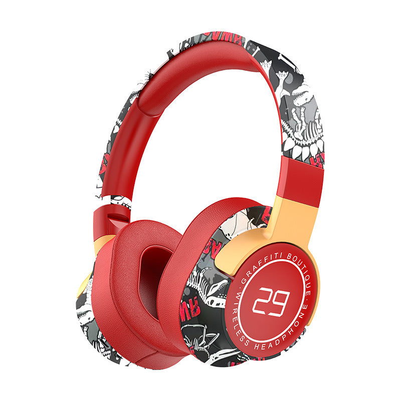 SN29 Painted Head-Mounted Bluetooth Headset with Subwoofer