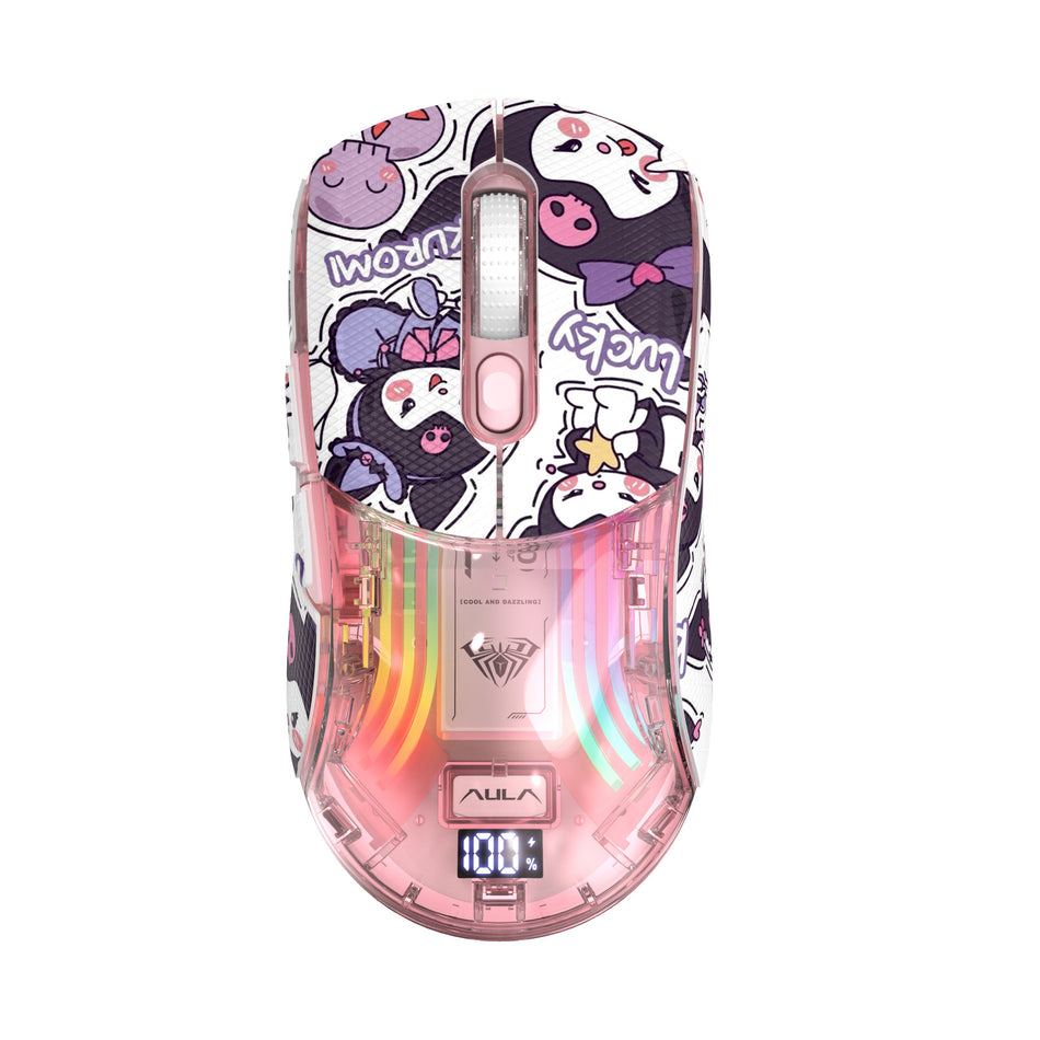 Wolf Spider SC630 Transparent Wireless Mouse