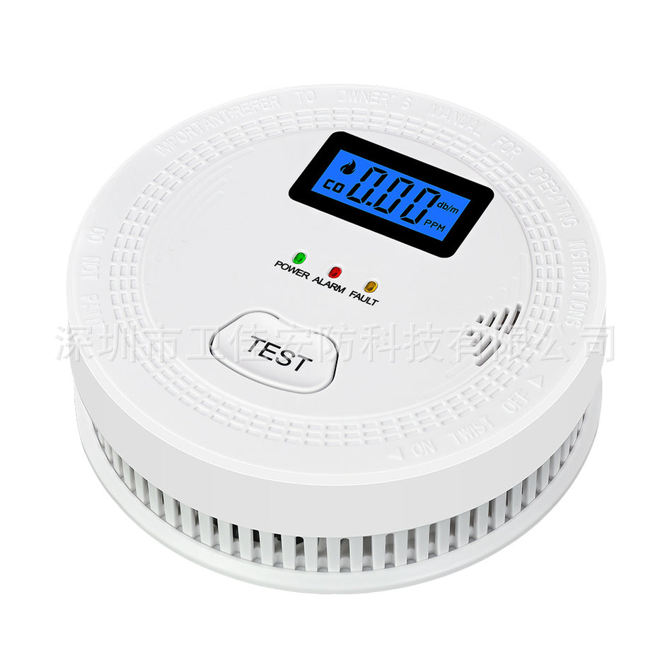 Combined CO & Smoke Detector Alarm for Home Safety