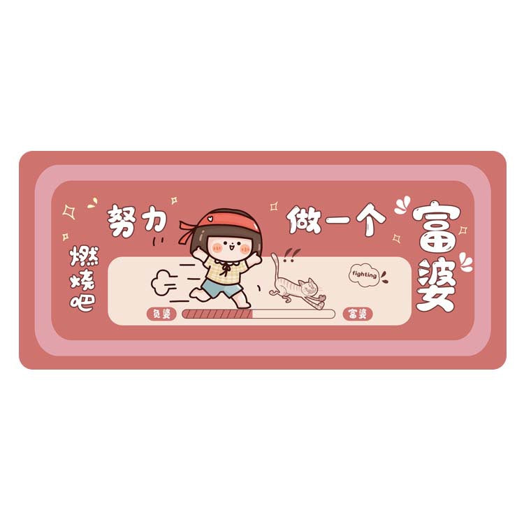Large Waterproof Mouse & Keyboard Pad for Girls – Thickened Rubber