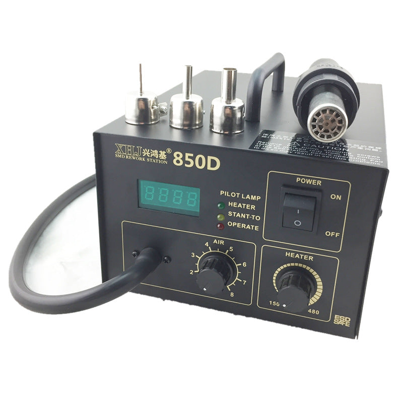 850D/850A Hot Air Station – Digital Desoldering Gun