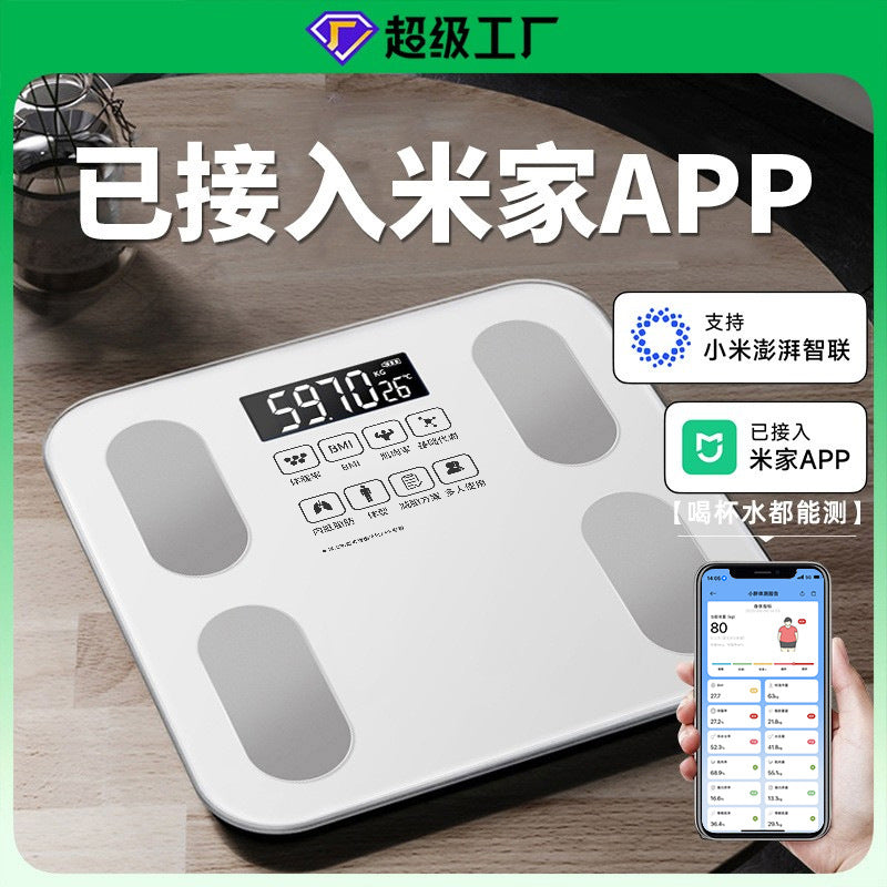Intelligent Home Body Fat Scale Connected to Mijia App