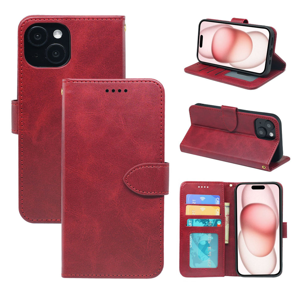 Calfskin iPhone Case w/ Photo Frame (13–16)