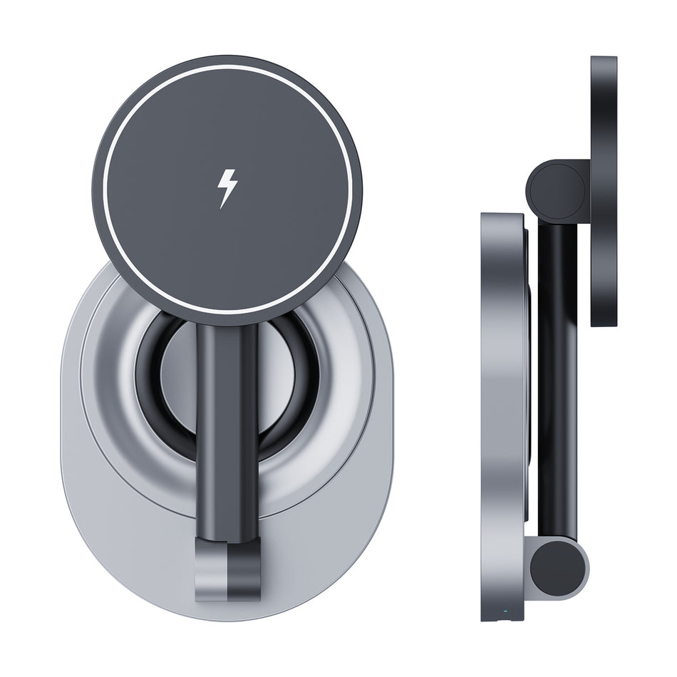 2-in-1 Foldable Magnetic Car Wireless Charger