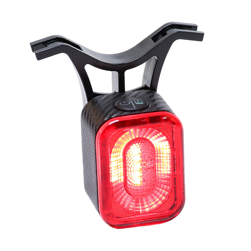 Cross-Border Bicycle Smart Brake Sensor Tail Light Power Reminder Tail Light Mountain Road Light Riding Equipment