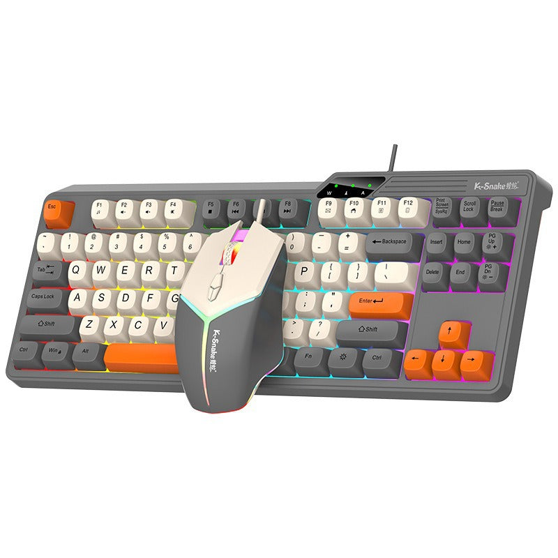 Viper K87 Wired Gaming Keyboard Backlit 87 Keys