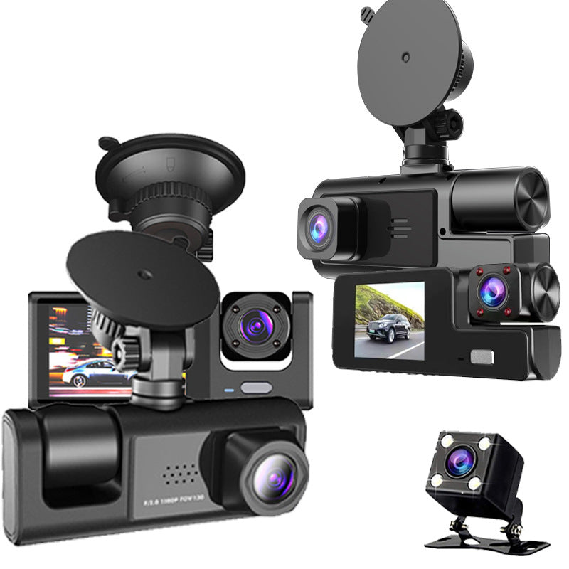 1080P Triple-Recording WiFi Driving Recorder DashCam