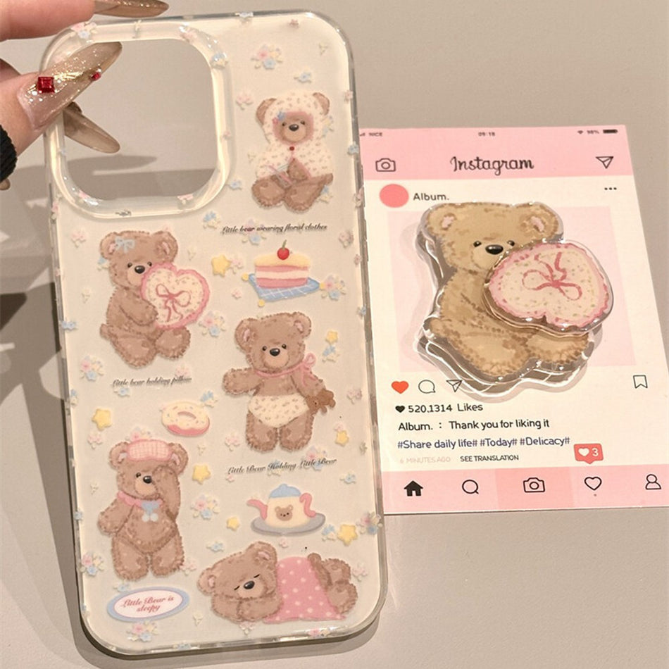 IMD Bear Case with Rotating Stand for iPhone