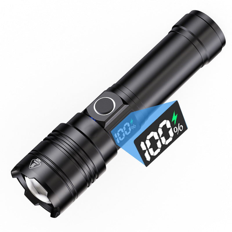 Ultra-Bright Rechargeable Long-Range Flashlight for Home & Outdoor
