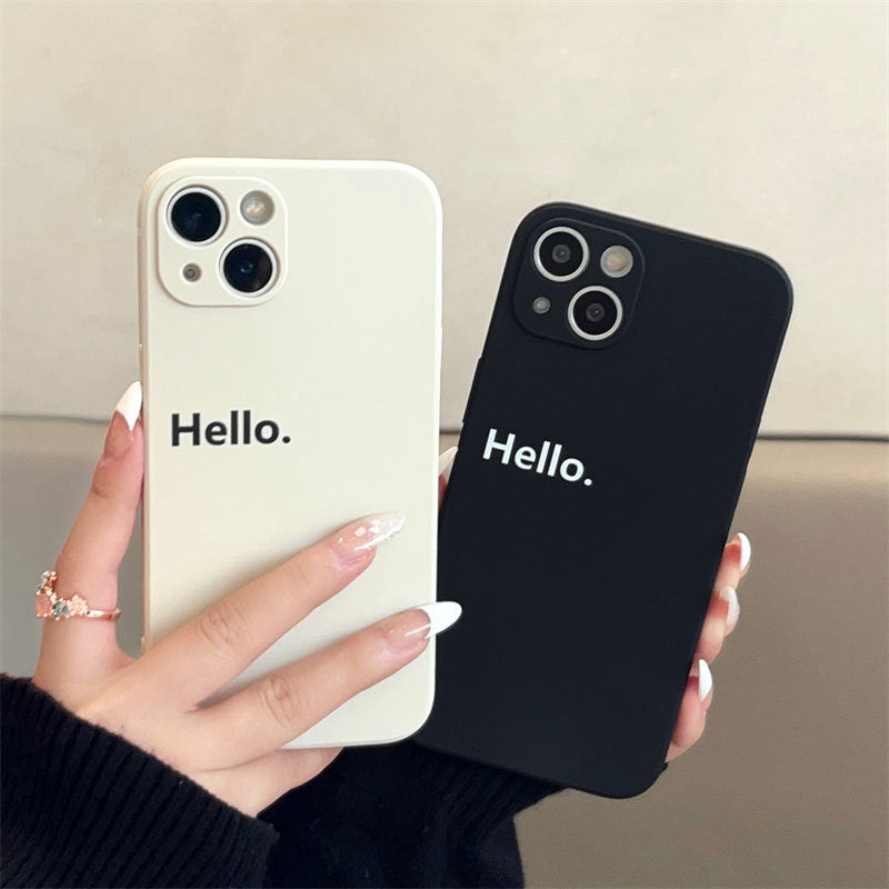 Creative English “Hello” Case for iPhone 14 Pro Max / 13