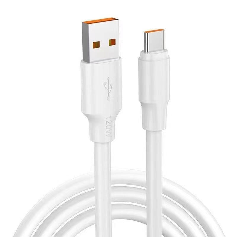 120W Super Fast Charging Type-C Data Cable 6mm