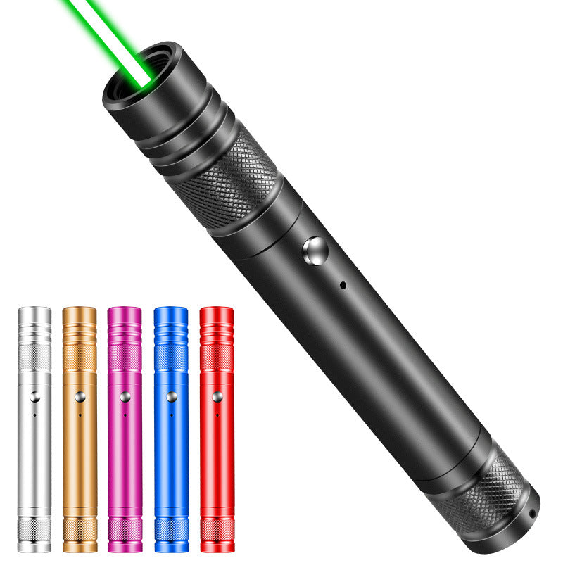 High-Power USB Rechargeable Laser Flashlight – Long-Range Green