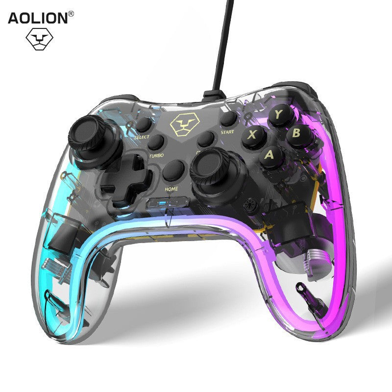 Switch Pro Wired Gamepad Transparent Design + PC Use