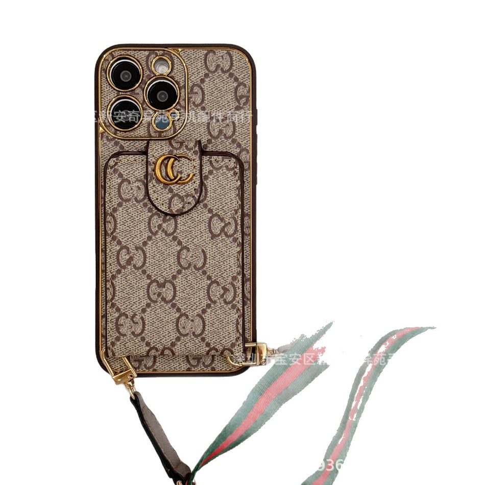 Crossbody Chain Retro Card Holder Case