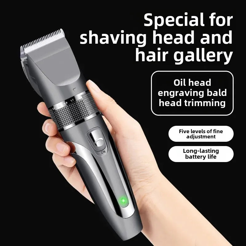 Ceramic Electric Hair Clipper – Pro Self-Cut Shaver