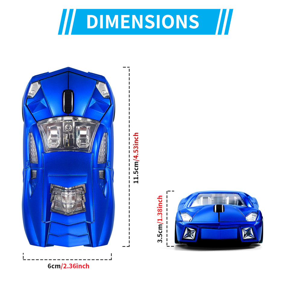 Lamborghini Wireless Mouse – Sports Car Design & Stylish