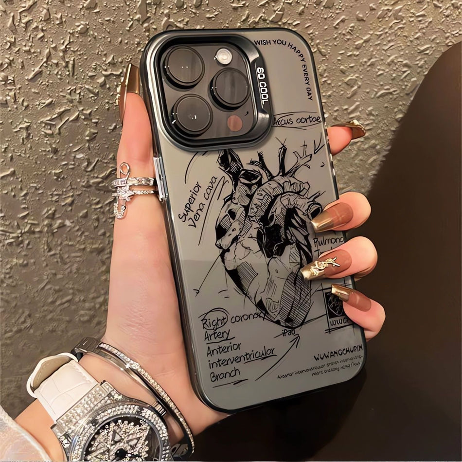 Silver High-Sense Niche Case for Vivo & iQOO