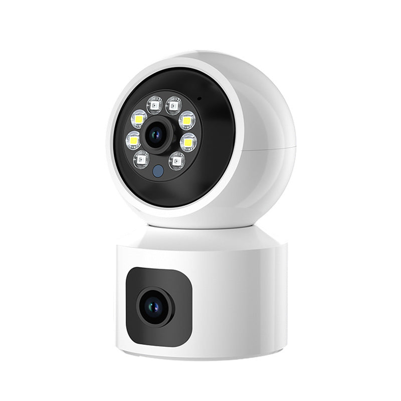 HD Dual-Screen Wireless Surveillance Camera – Indoor Mobile Monitoring