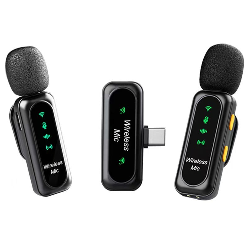 Mini Wireless Collar Clip Mic – Noise-Reducing Mic for Mobile Live