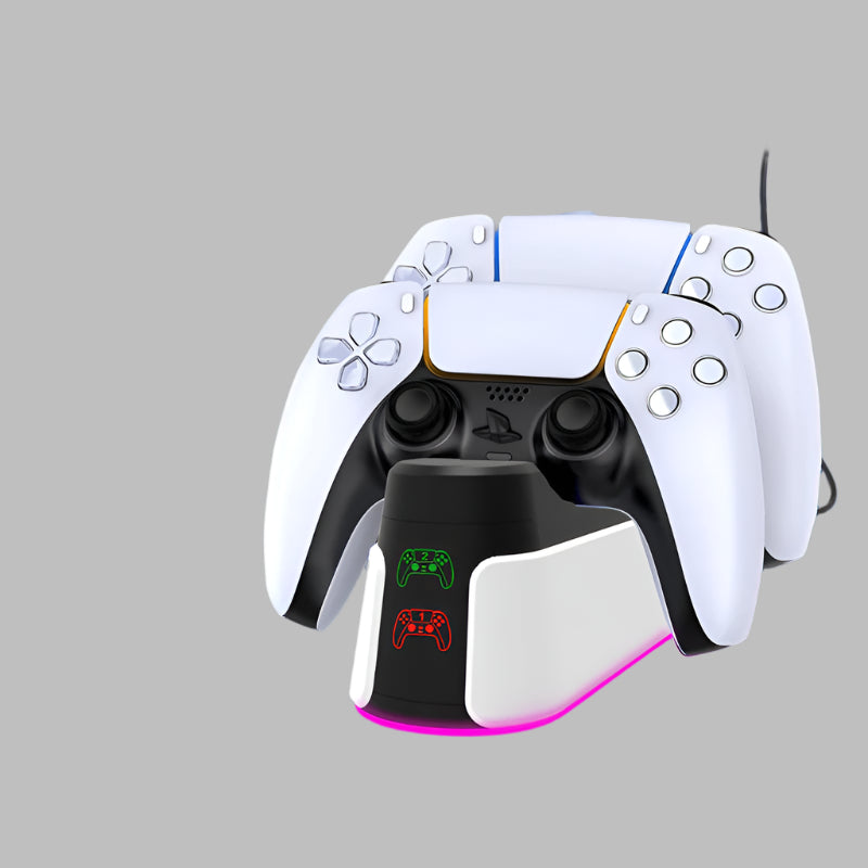 PS5 Slim Elite Controller Charging Dock RGB Dual Charger
