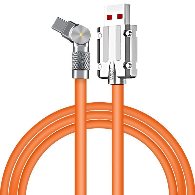 120W 6A Rotating Fast Charging Type-C Cable