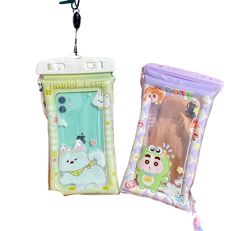 Cute Cartoon PVC Waterproof Phone Bag