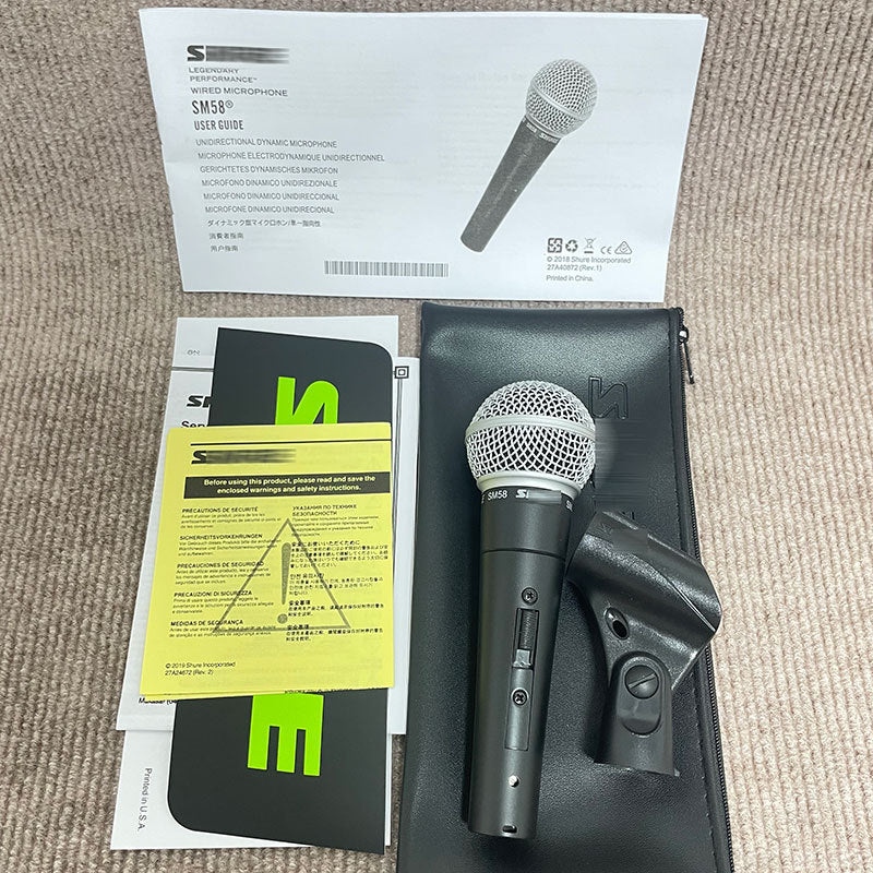 SM58S Wired Dynamic Microphone for Karaoke & Stage