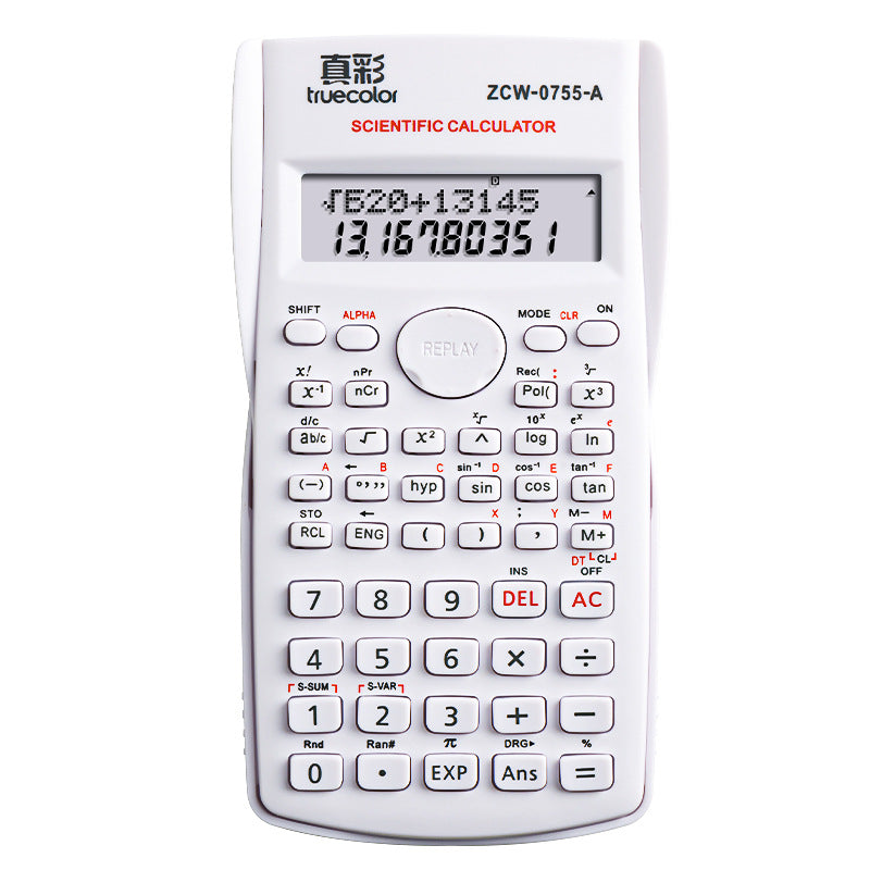 True Color 0755 Scientific Calculator for Student Exams
