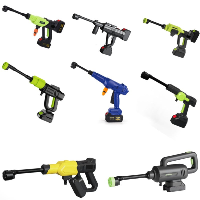 Wireless High-Pressure Car Wash Water Gun with Lithium Battery