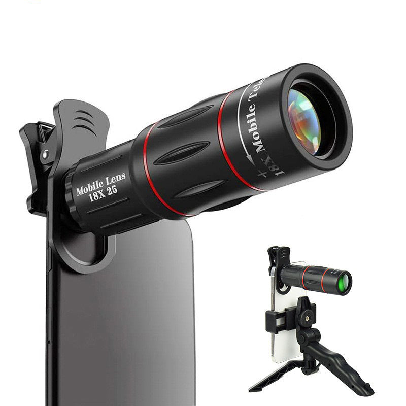 18X Telephoto Mobile Phone Lens HD Outdoor Camera