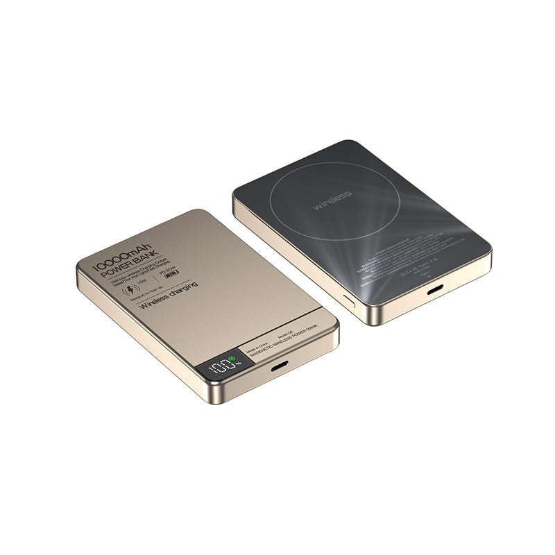 10000mAh Ultra-Thin MagSafe Magnetic Aluminum Power Bank