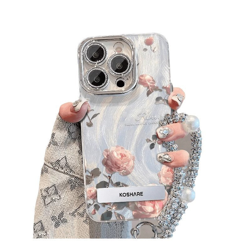 Feather-Yarn Flower Case (OPPO Reno 14 Pro)