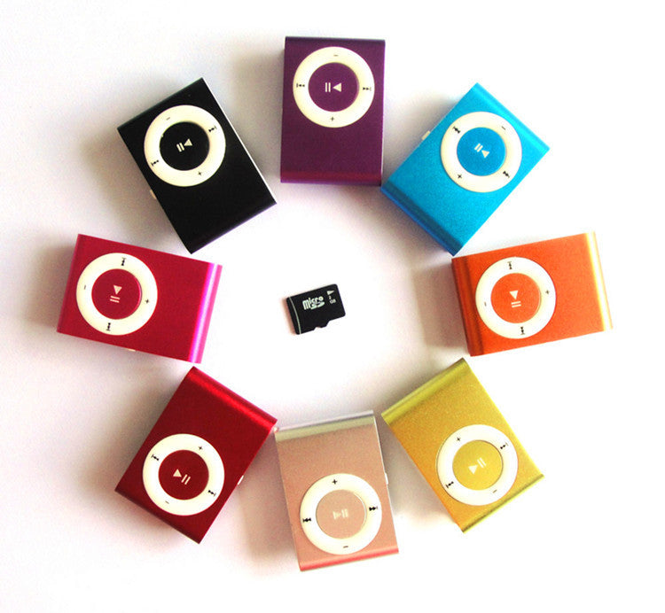 Mini Clip MP3 Player – Card Slot, No Screen