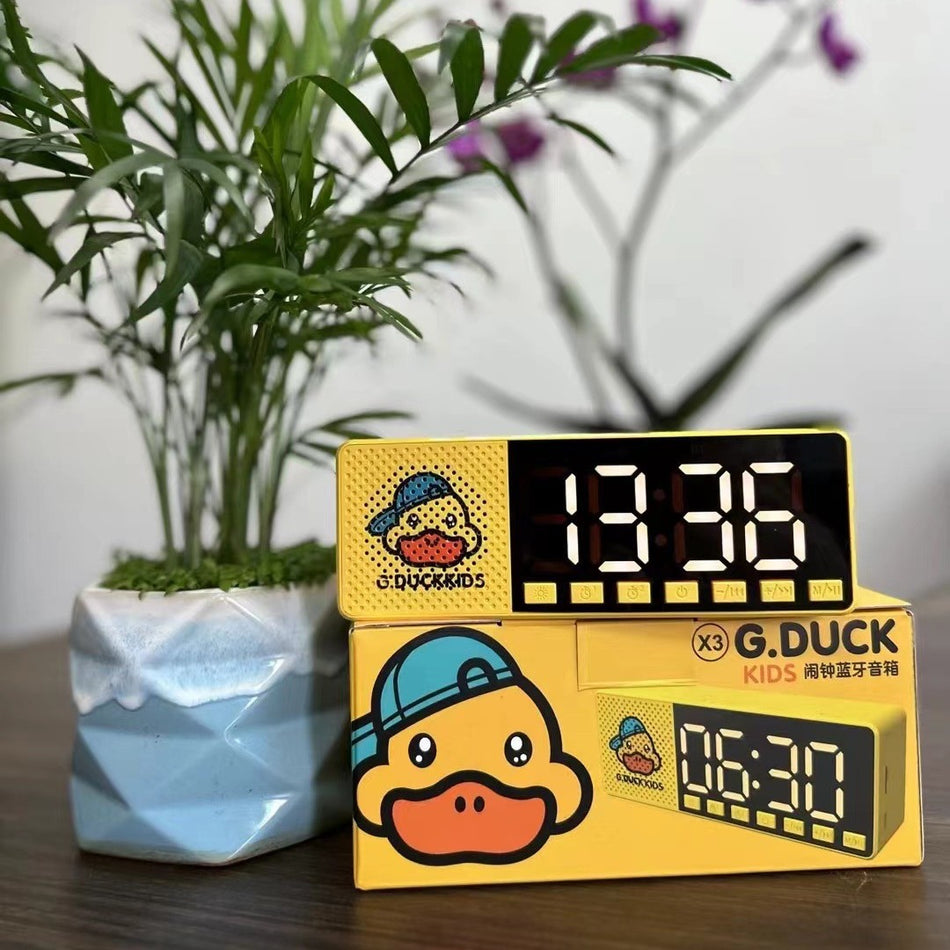 Mini Bluetooth Mirror Speaker – Alarm Clock & Subwoofer