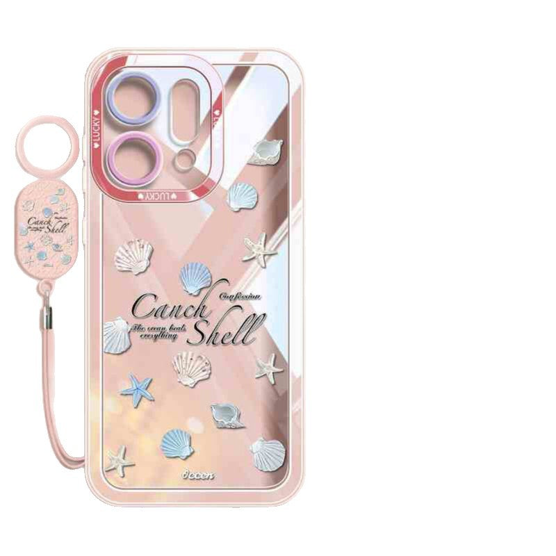 Transparent Glitter Case for Oppo Reno 14 Pro