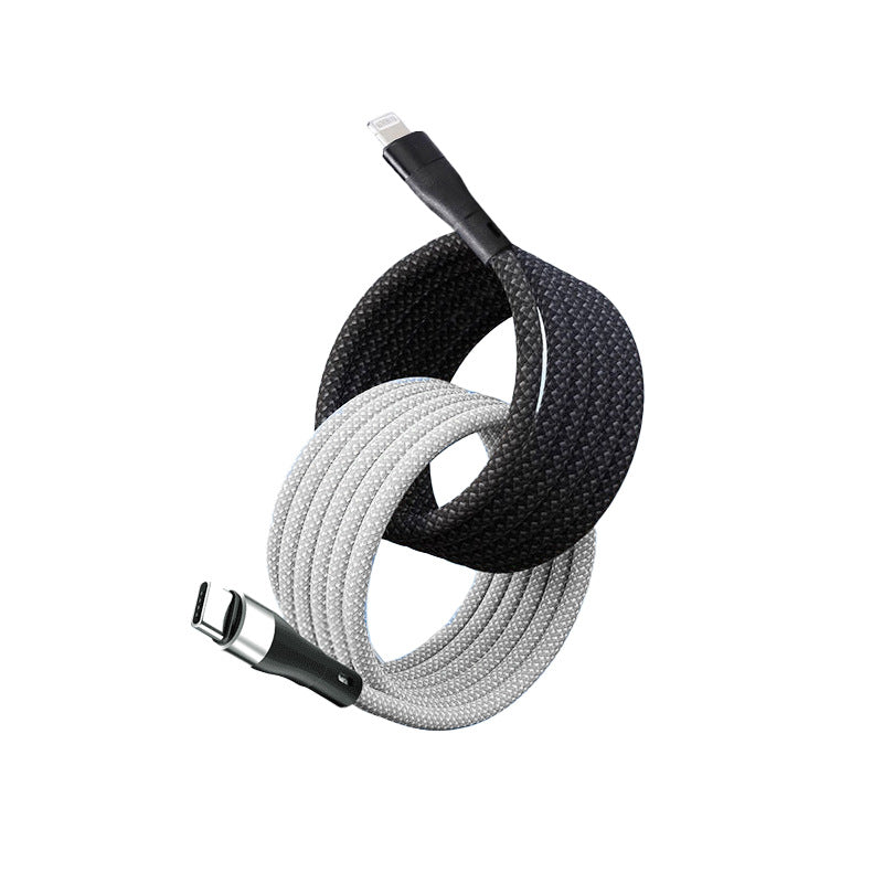 100W Magnetic Telescopic Type-C Fast Charging Cable Retractable