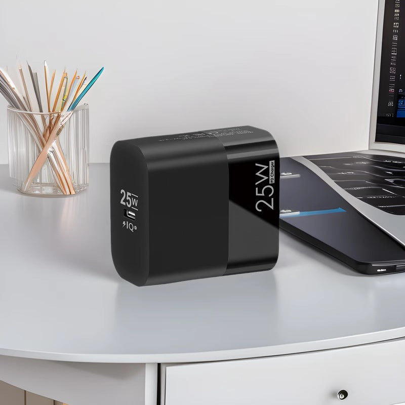 PD 25W Type-C Fast Charger – EU/US Plug